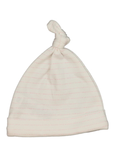 Bílo-růžová bavlněná čepička Next