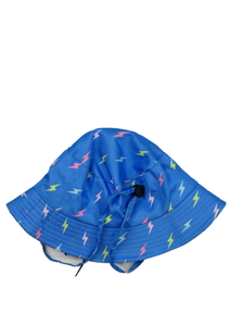 Modrý klobouk s blesky 54 cm