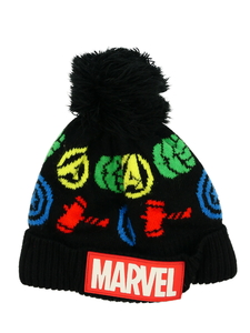 Černá čepice Marvel George