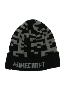 Tmavá zimní čepice Minecraft M&S