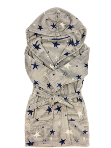 Šedý župan s hvězdami M&S