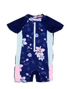 Modré květinové plavky 