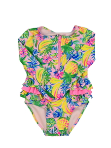 Barevné krásné plavky s volánky 