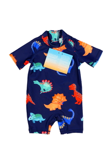 Nové tmavě modré dinosauří plavky Next