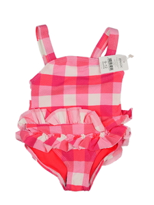 Nové kostkované plavky s volánky Nutmeg