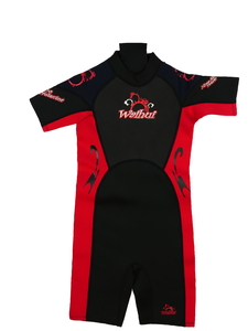 Červeno-černé neoprenové plavky Crane 