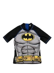 Černé plavkové triko Batman