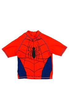 Červené plavkové triko Spider-man 