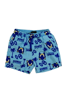 Modré plážové kraťasy Sonic Primark 