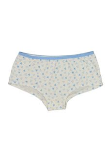 Nové bílé kalhotky s modrými srdíčky George