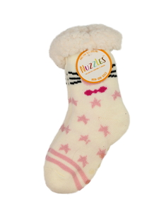 Nové chlupaté zimní ponožky protiskluzové