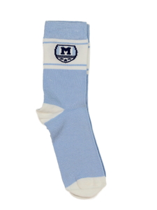 Nové modro-bílé ponožky EUR 27-30