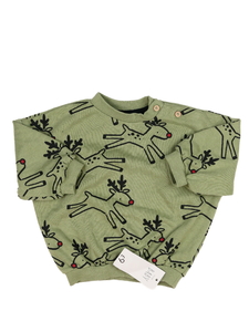 Nová zelená vánoční mikina George Nová zelená vánoční mikina George