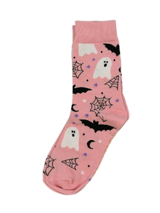 Nové halloween růžové ponožky EUR 37-39