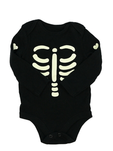 Černé halloweenské body Tu 