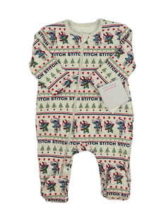 Nový šedý vánoční overal Stitch George