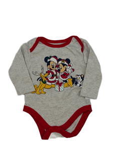 Šedé vánoční body Mickey Primark 
