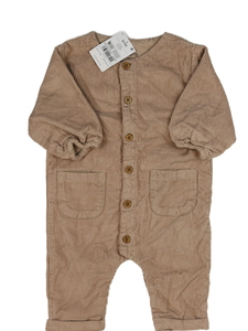 Nový hnědý manšestrový overal Next