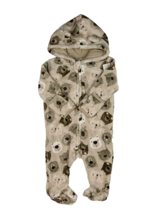 Nový teplý overal s medvědem 