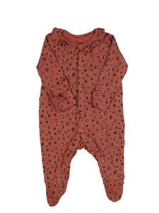 Starorůžový vzorovaný overal Tu 