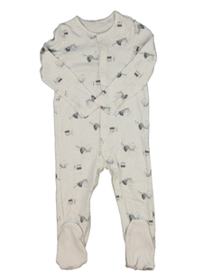 Bílý overal s ptáky George
