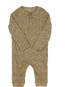 Hnědý vzorovaný overal F&F