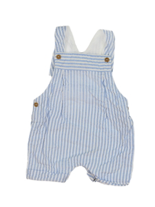 Modro-bílý pruhovaný overal Next