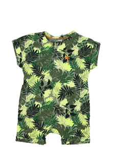 Nový zelený overal s listy Nutmeg 