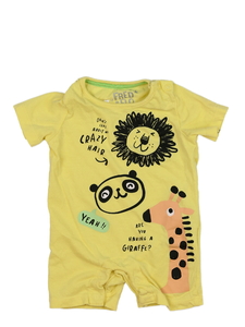 Žlutý overal se zvířátky F&F