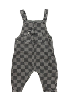 Šedý kostkovaný overal Next