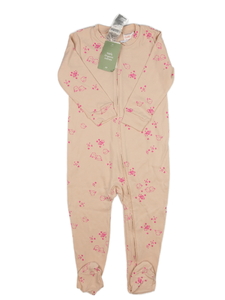 Nový růžový overal s ptáčky H&M