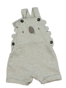 Šedý melírovaný overal Mothercare