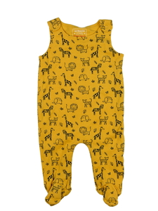 Žlutý overal se zvířátky Jojo Mama Bébé