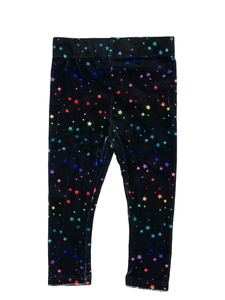 Tmavé teplé legíny s hvězdami 