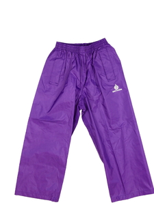 Nové fialové kalhoty do deště