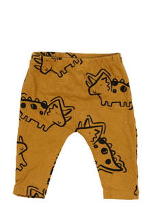 Hnědé legíny s dinosaury Next