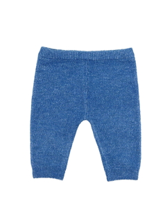 Modré pletené legíny Nutmeg