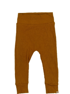 Hnědé žebrované legíny George