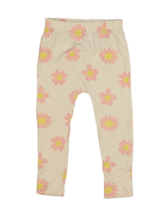 Krémové květinové legíny George