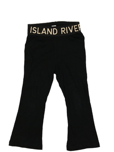 Černé zvonové legíny River Island 