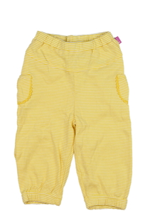 Žluté pruhované legíny Jojo Maman Bébé