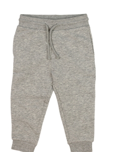 Šedé melírované teplejší tepláky 