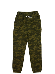 Zelené maskáčové tepláky vel. 176