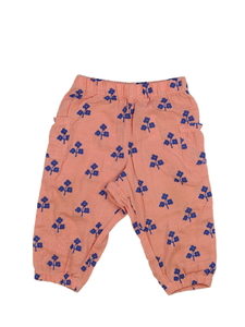 Růžové vzdušné květinové kalhoty Next