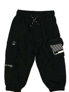 Černé vycházkové kalhoty Next