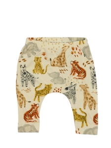 Krémové zvířecí legíny Next