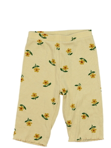 Žluté volné legíny s květinami Next