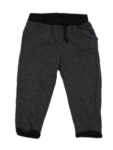 Šedé melírované slabé tepláky 