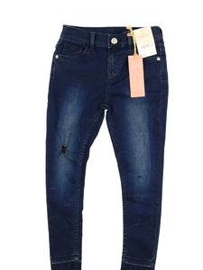 Nové tmavě modré trhané skinny rifle F&F