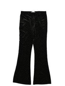 Černé zvonové legíny s kamínky M&S